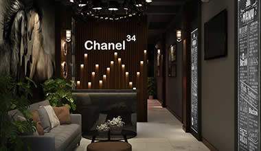 Thiết kế nội thất quán rượu Chanel 34 sang trọng