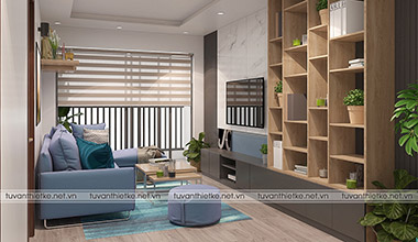 Thiết kế nội thất chung cư Vinaconex2 - Anh Mạnh